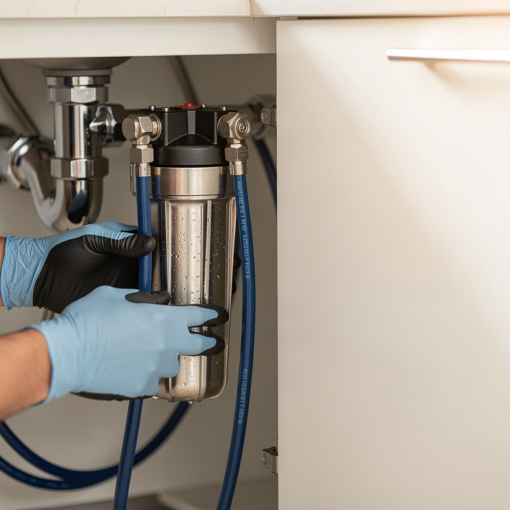 Plumber Austin professional water purification and conditioning system installation